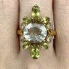 Vintage 3.33ct Aquamarine 18kt Ring