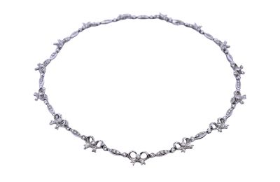 Vintage 3.53ct Diamond 18kt Necklace