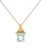 Vintage 3.8ct Aquamarine 10kt Pendant