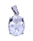 Vintage 6.21ct Quartz 14kt Pendant