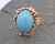 Vintage 9.67ct Turquoise 14kt Ring