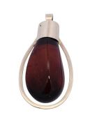 Vintage Amber 10kt Pendant