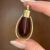 Vintage Amber 10kt Pendant