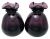 Vintage Amethyst Glass Scent Bottles