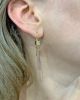 Vintage Amethyst and Diamond 18kt. Yellow Gold Earrings