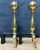 Vintage Brass Andirons 