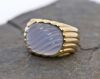 Vintage Cabochon Chalcedony 14kt Ring