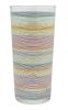 Vintage Cera Rainbow Stripe Highball / Tumblers