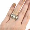 Vintage Cultured Pearl 14kt Ring