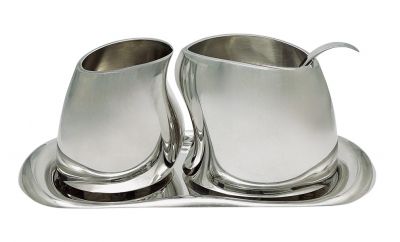 Vintage De Vecchi Sterling Silver Cream & Sugar