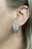 Vintage Diamond Openwork 14kt Earrings
