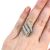 Vintage Diamond Ribbon Motif 18kt Ring