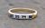 Vintage Diamond and Sapphire 14kt Band