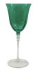 Vintage Emerald Green Wine Glasses