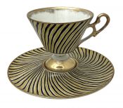 Vintage Hand Painted Shafford Teacup & Saucer