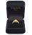 Vintage Inspired .95ct Solitaire Yellow Sapphire 18kt Engagement Ring