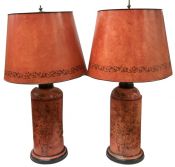 Vintage Italian Tole Table Lamps