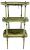 Vintage Italian Tole Three Tier Folding Stand / Shelf