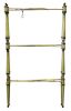 Vintage Italian Tole Three Tier Folding Stand / Shelf