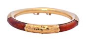 Vintage Jadeite 14kt Bangle
