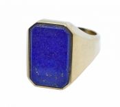 Vintage Lapis Lazuli 10kt. Ring
