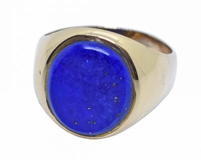 Vintage Lapis Lazuli 14kt. Ring