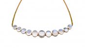 Vintage 20.86ct Moonstone 14kt Necklace