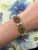 Vintage Cultured Pearl Sapphire Amethyst 14kt Bracelet