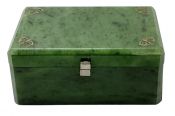 Vintage Nephrite Jade Box