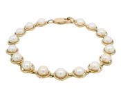 Vintage Pearl 10kt Bracelet