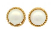 Vintage Pearl 18kt Earrings