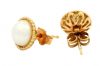 Vintage Pearl 18kt Earrings