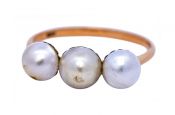 Vintage Pearl 18kt Ring