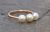Vintage Pearl 18kt Ring