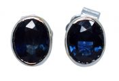 Vintage Sapphire Stud Earrings