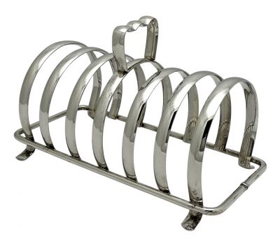 Vintage Silver Plate Toast Rack