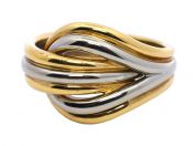 Vintage Three-Band 18kt Knot Ring
