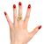 Vintage Turquoise and Pearl 14kt Ring