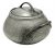 W J Myatt & Co. Hammered Pewter Biscuit Barrel, England, circa 1910-20