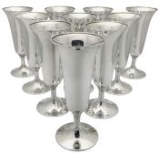 Webster Co. Sterling Silver Wine Glasses