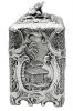 William IV Sterling Silver Tea-Picker Design Tea Caddy, Dublin 1836