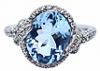 Vintage Aquamarine Engagement Rings