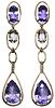 Vintage Amethyst Earrings