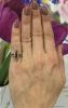 Antique .45ct Ruby and Diamond Ring in 18kt White and Yellow Gold