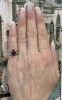 Antique 1.75ct Garnet and Pearl Ring in 9kt Yellow Gold