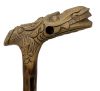 Antique Carved Dragon Head Walking Stick 