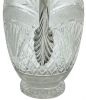 Antique English Cut Crystal & Sterling Silver Claret Jug, Birmingham 1917