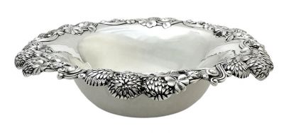 Antique Tiffany & Co. Clover Pattern Sterling Silver Bowl