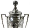 Art Deco Silver Plate Figural Golf Trophy, Presented in 1927 & 1928