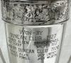 Art Deco Silver Plate Figural Golf Trophy, Presented in 1927 & 1928